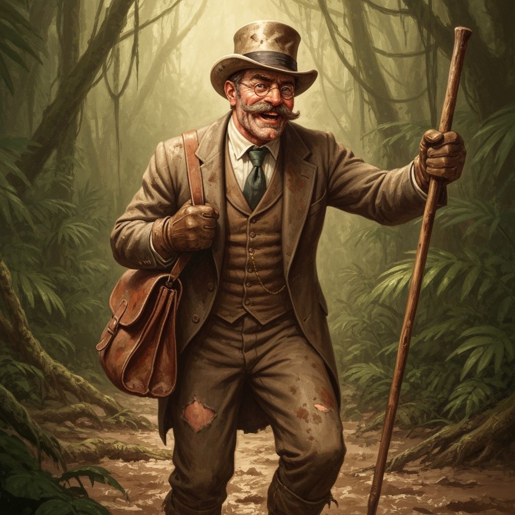 Edwardian Explorer in Jungle Adventure