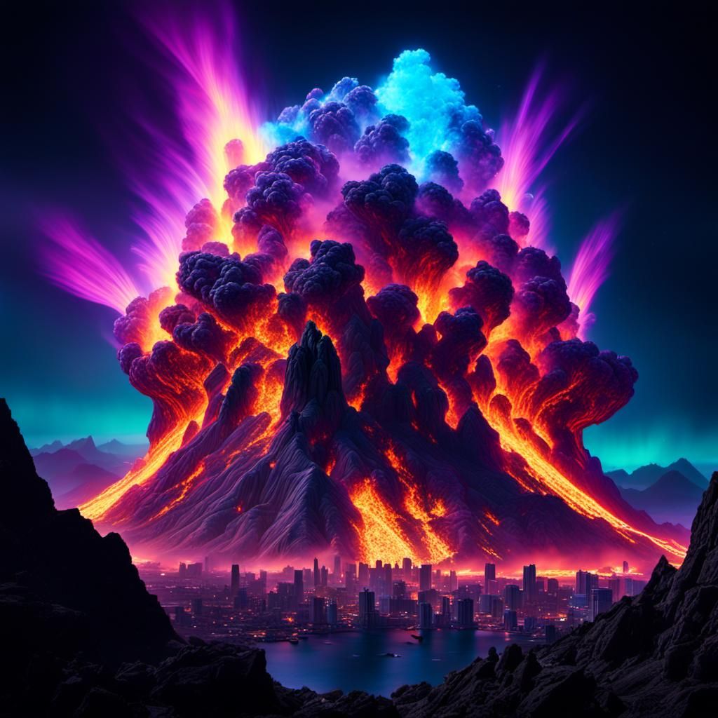 Nature's Fury - Volcanic Eruption