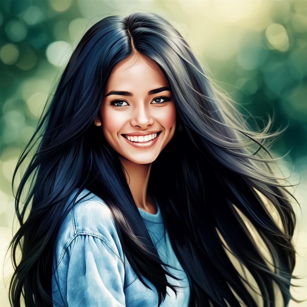 Beautiful long black hair woman smiling saying the words you are so loved
Created 10 minutes ago · 0 comments· 0 likes

...