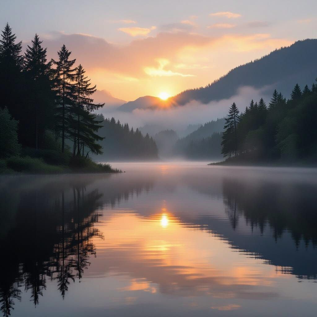 Misty Lake