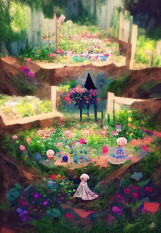 Enchanting Secret Flower Garden
