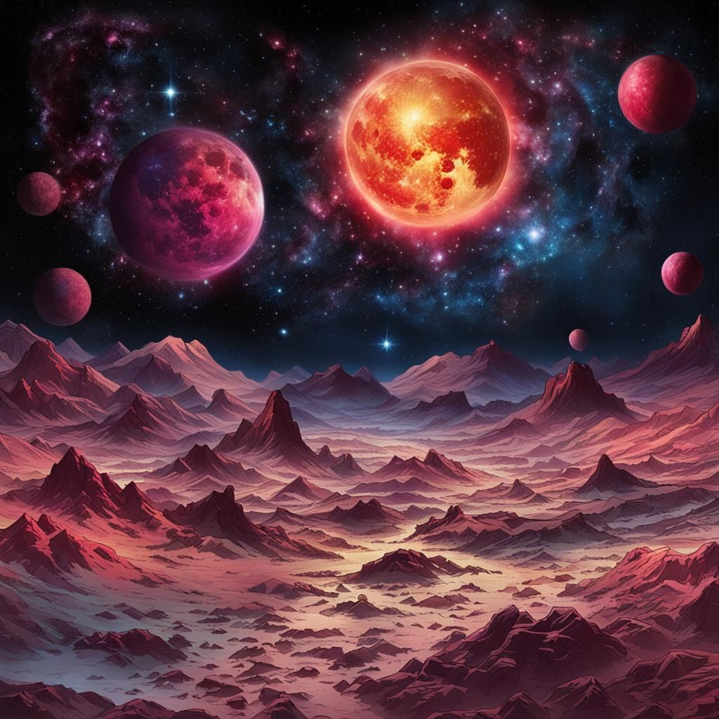 Celestial Orion Sipping Heavenly Wine