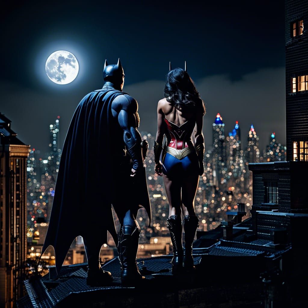 Batman, Superman, Wonder Woman Patrol Gotham