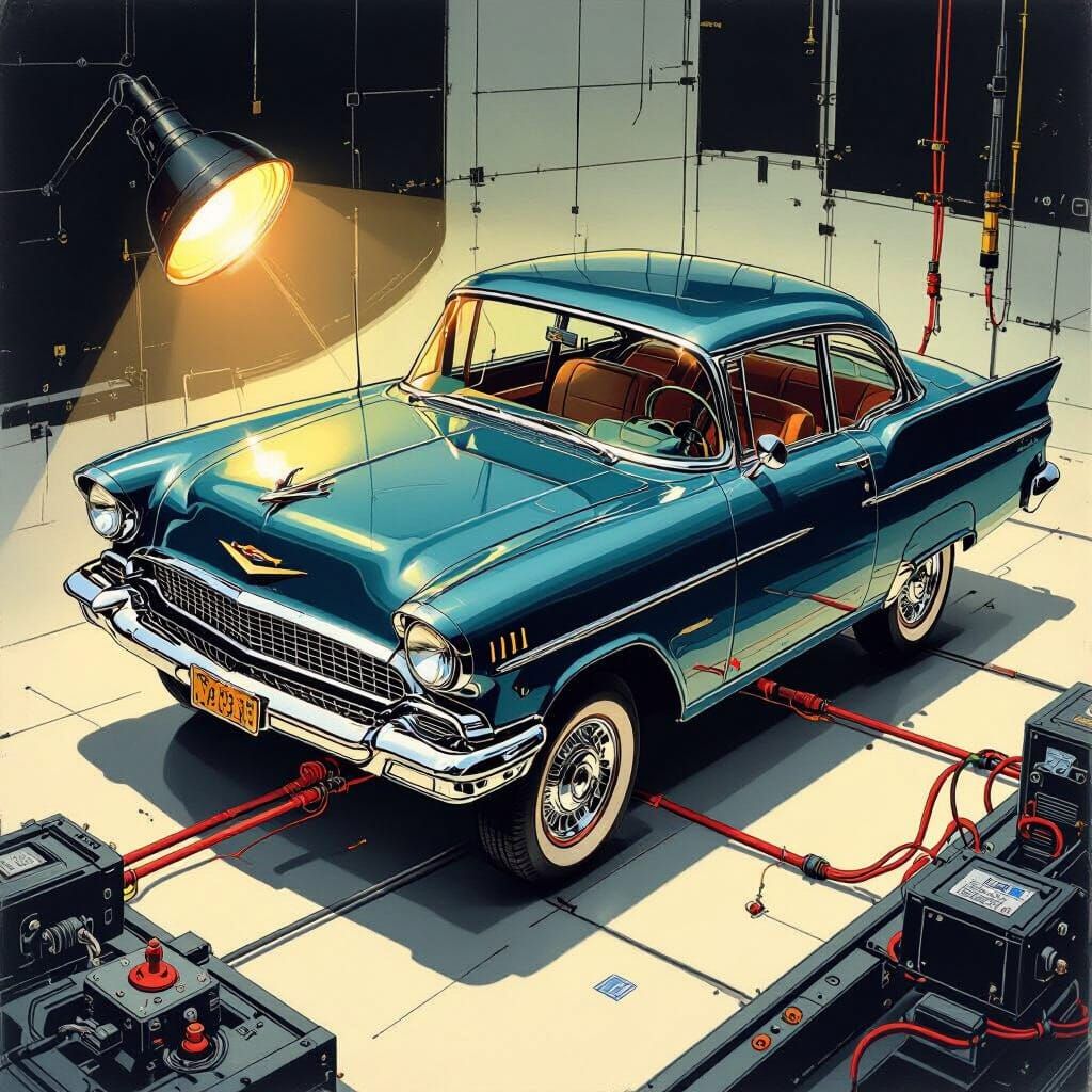 Electronic Car Ignition System Diagram