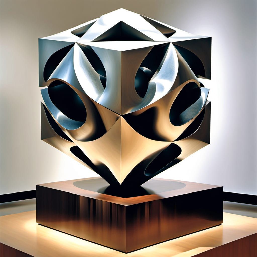 A block of stainless steel cheese