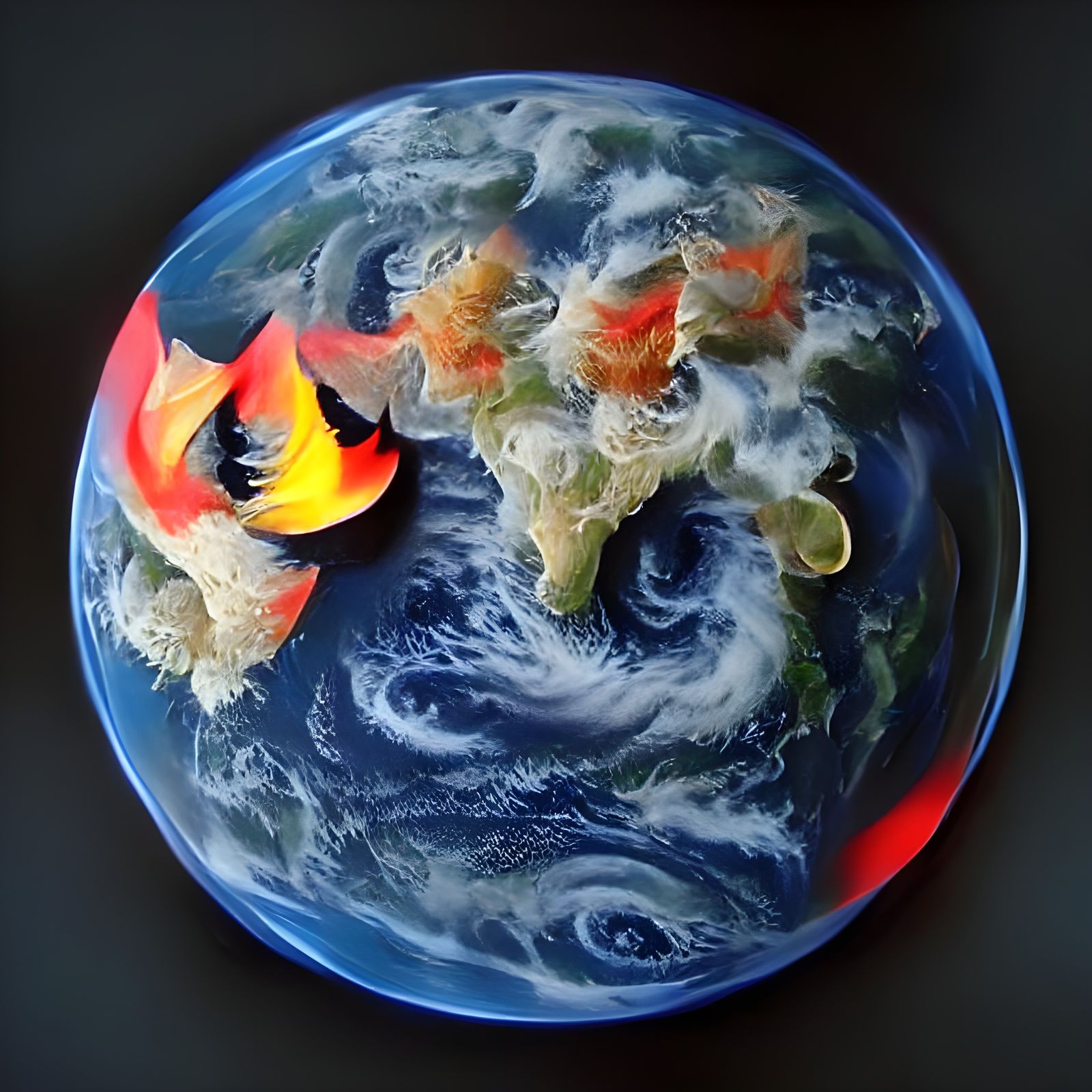 A Bleeding Planet Seeks Redemption in a Futuristic Horizon