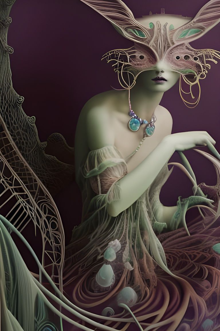 Fantastical Glass Ceramic Creatures in 3D Rendering