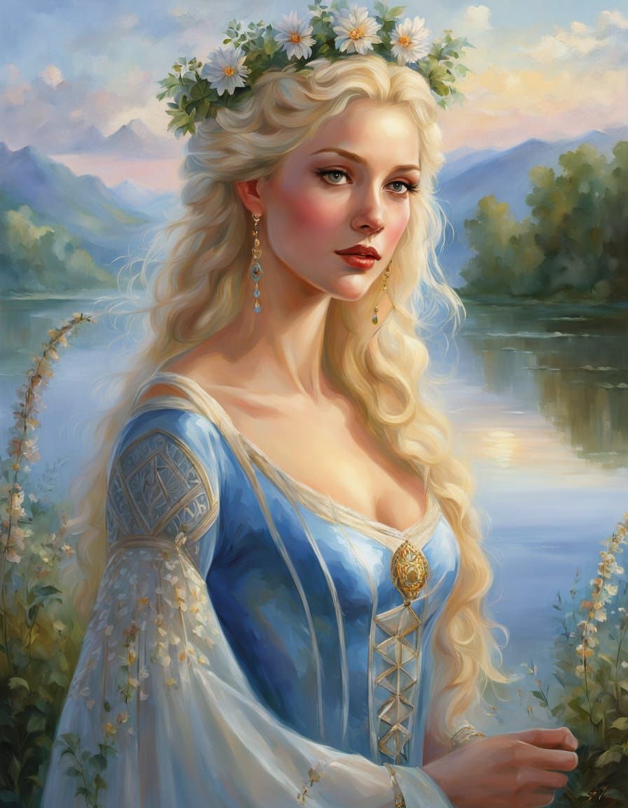 Celtic Lady of the Lake in Razumov Style