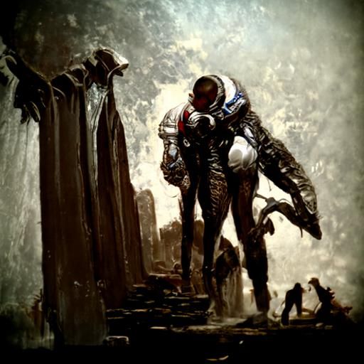 Mass Effect Horror in Doré Style