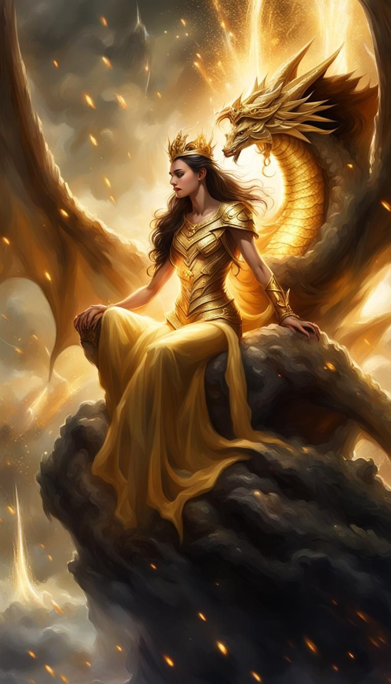 Targaryen Princess and Dragon Queen Battle