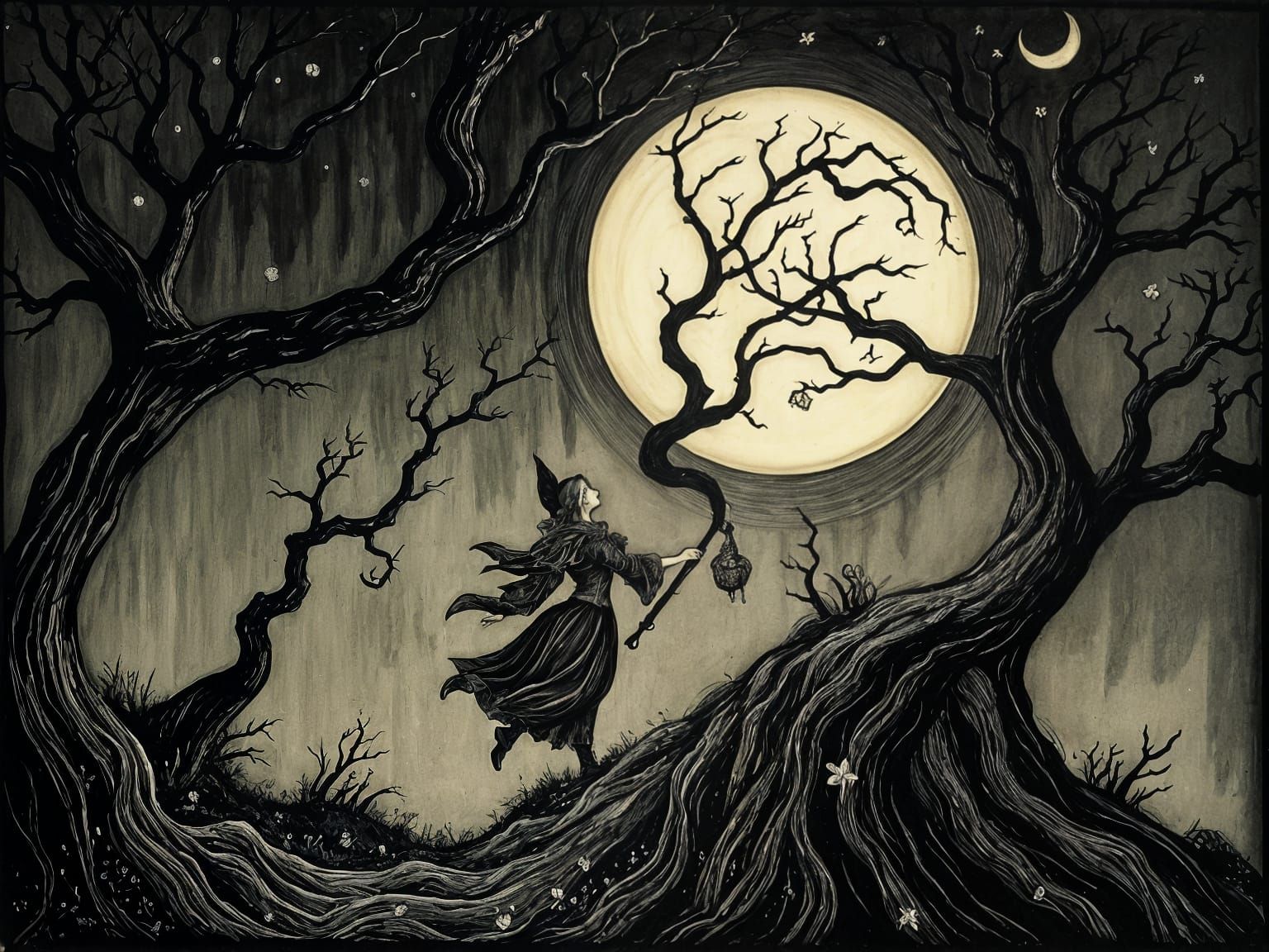 Fairy Tale Ball by Arthur Rackham