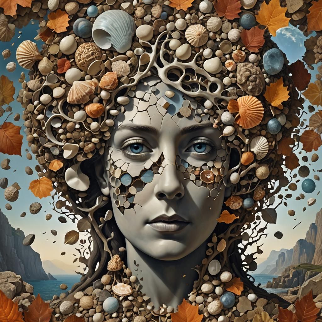 Surreal Stony Heart: Mindscape Concept Art