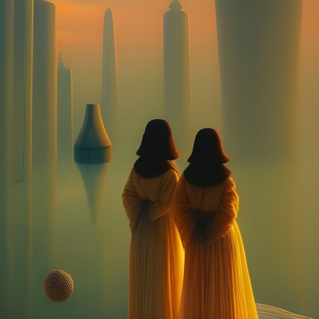 Submarine City Society in Art Nouveau Style