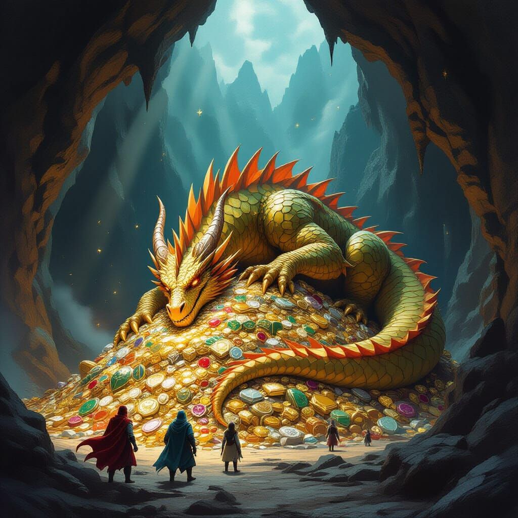 Dragon's Lair: Treasure Hoard & Adventurers
