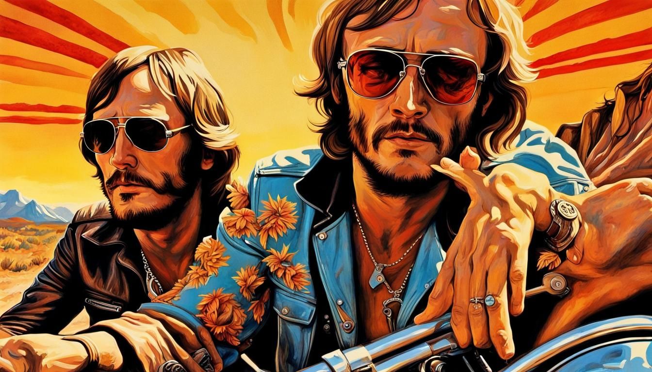 Easy Rider: Psychedelic Road Movie Poster