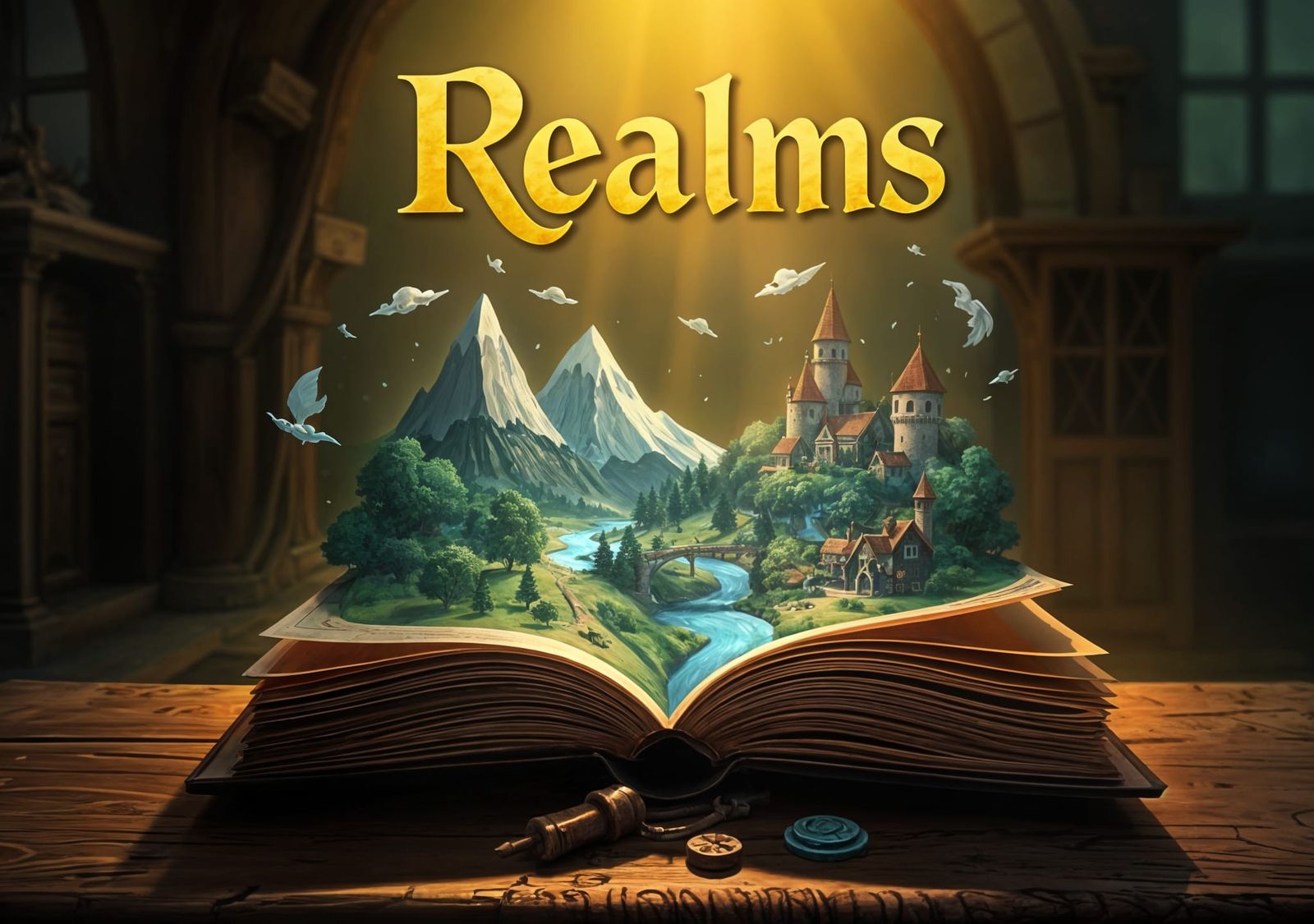 Fairytale Lands Emerge from Ancient Storybook