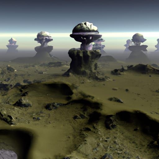 AI Generated Image of a Weird World