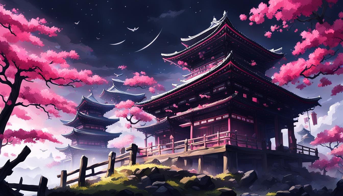 Ninja Rabbit with Flaming Swords, Mignola Style