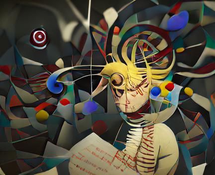 Abstract Mindscape in Kandinsky Style