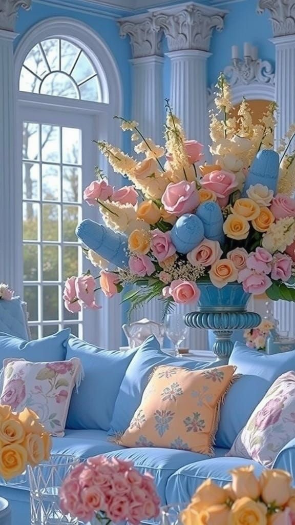 A Stunning Indoor Floral Arrangement