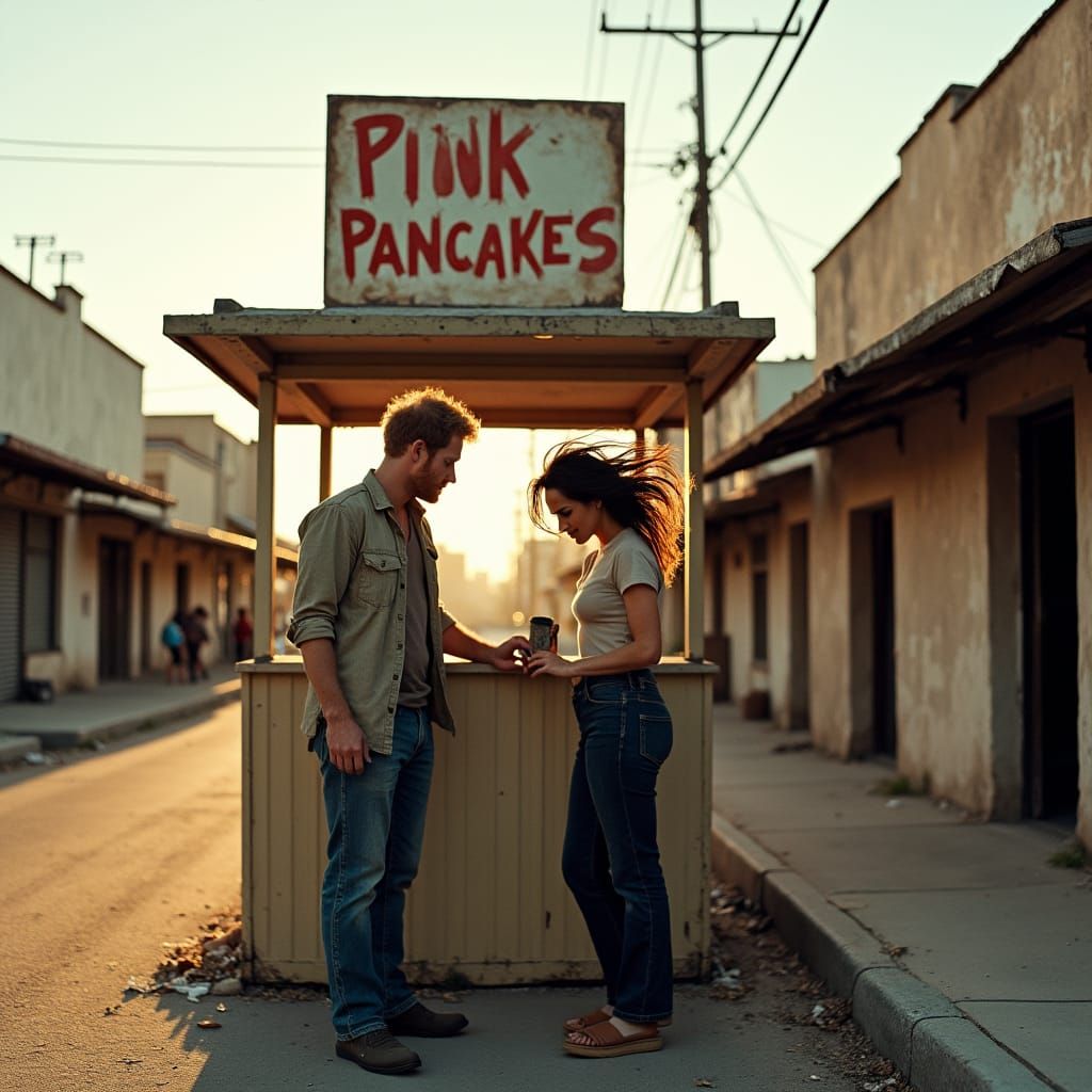 Harry and Meghan's Gritty Pancake Stand in Los Angeles