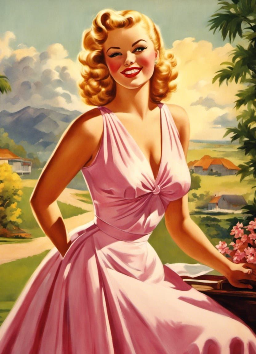 1940s Pin-Up Portrait