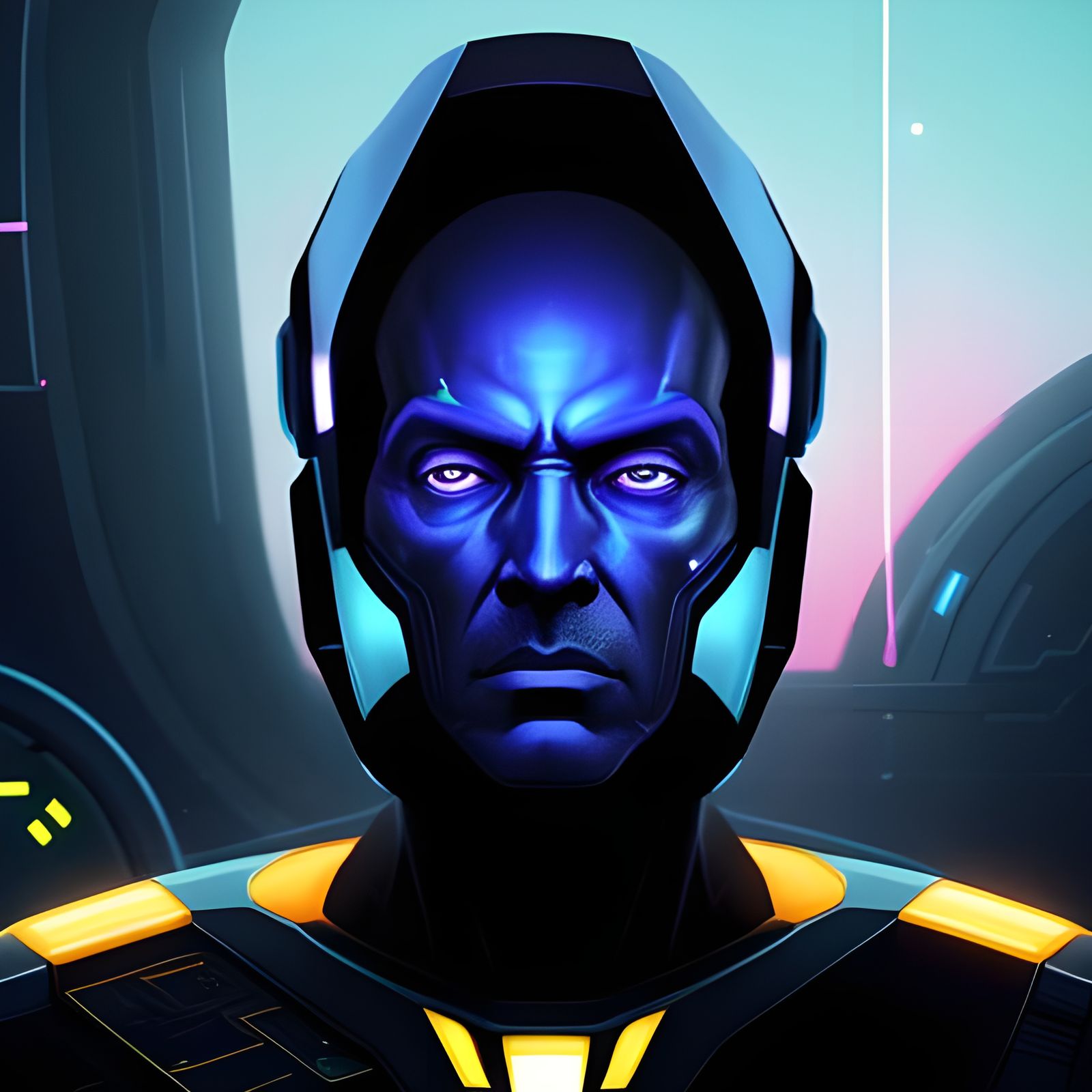 Humorous Alien Fueling Station with Spaceships