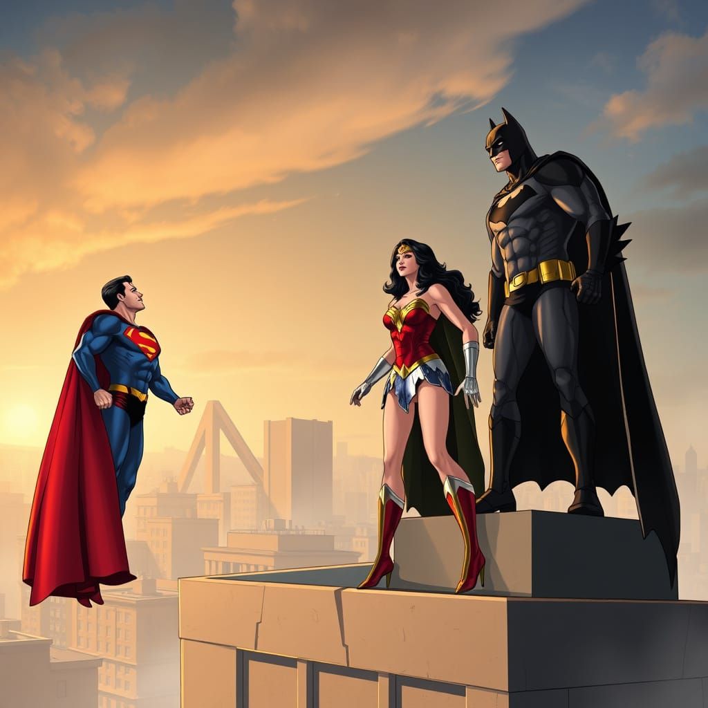 Superman, Batman, Wonder Woman Save Maxwell Lord