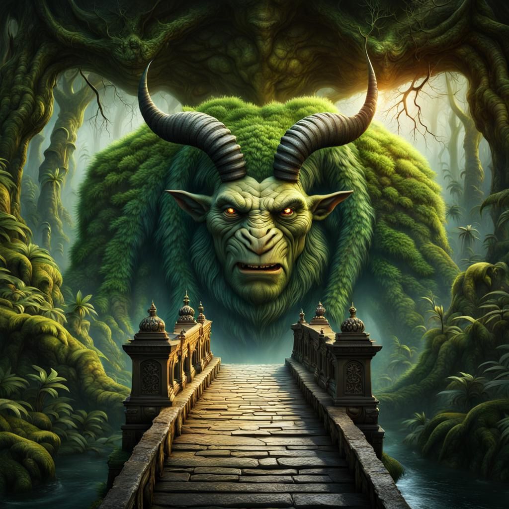 Troll on the bridge