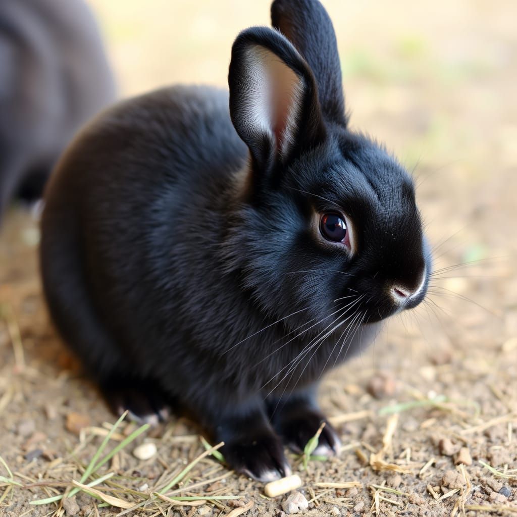 Black Rabbit Illustration