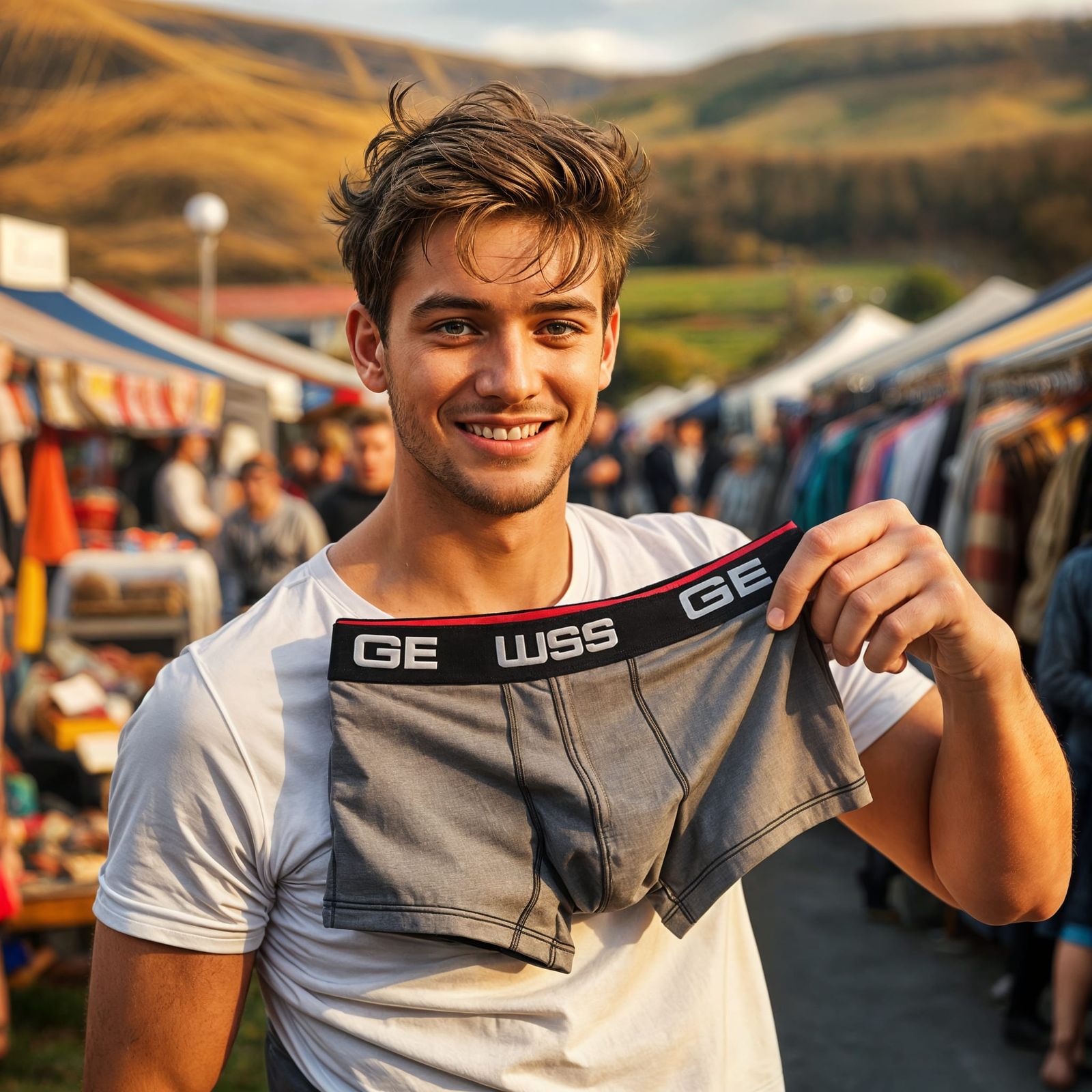 Young Entrepreneur Sells Luxe Boxers at Welsh Car Boot Sale
