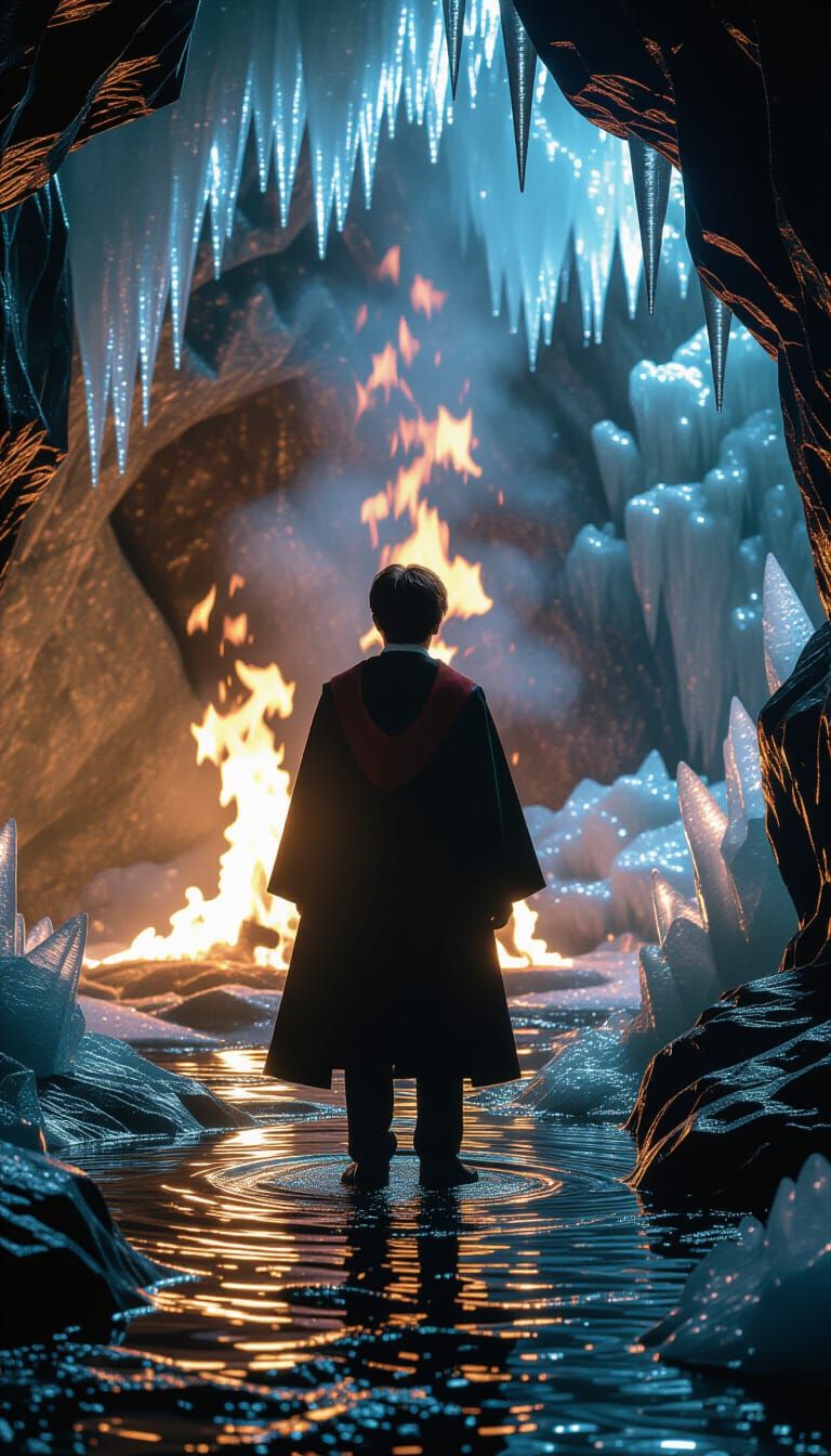 Harry Potter's Elemental Balance: A Cinematic Fantasy