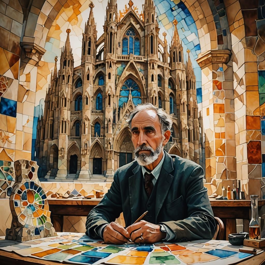 Portrait of Anton Gaudi