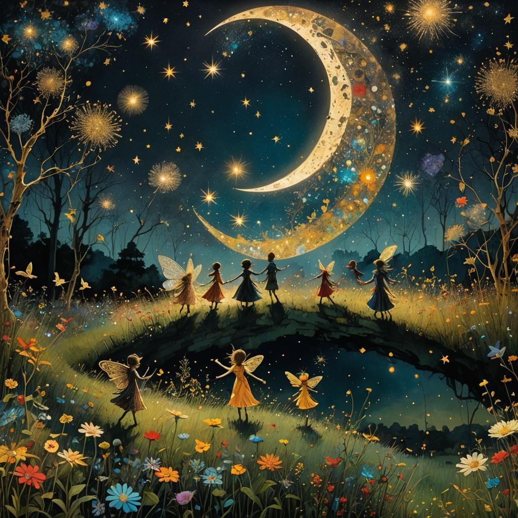 Fairies Dancing at Night