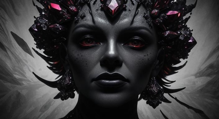 Mystical Gemstone Radiates Sinister Glow