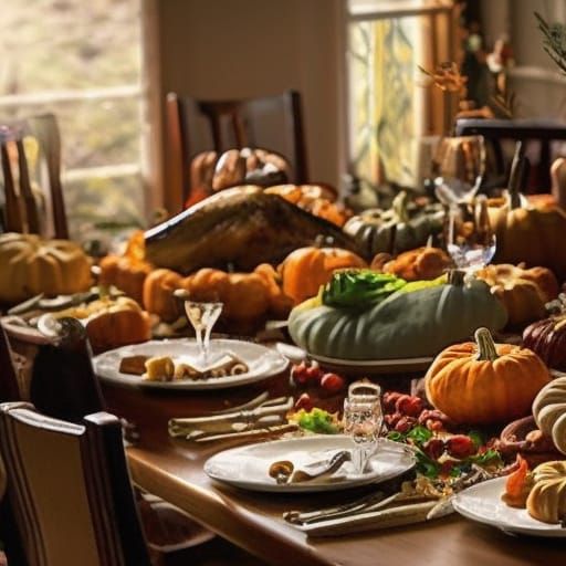 Thanksgiving Dinner in Natural Light: Professional Photograp...