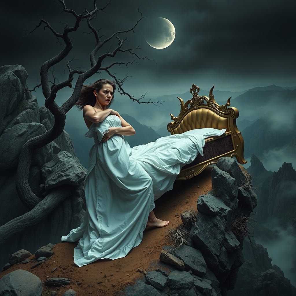 Woman's Desperate Struggle Against Insomnia's Crushing Weigh...