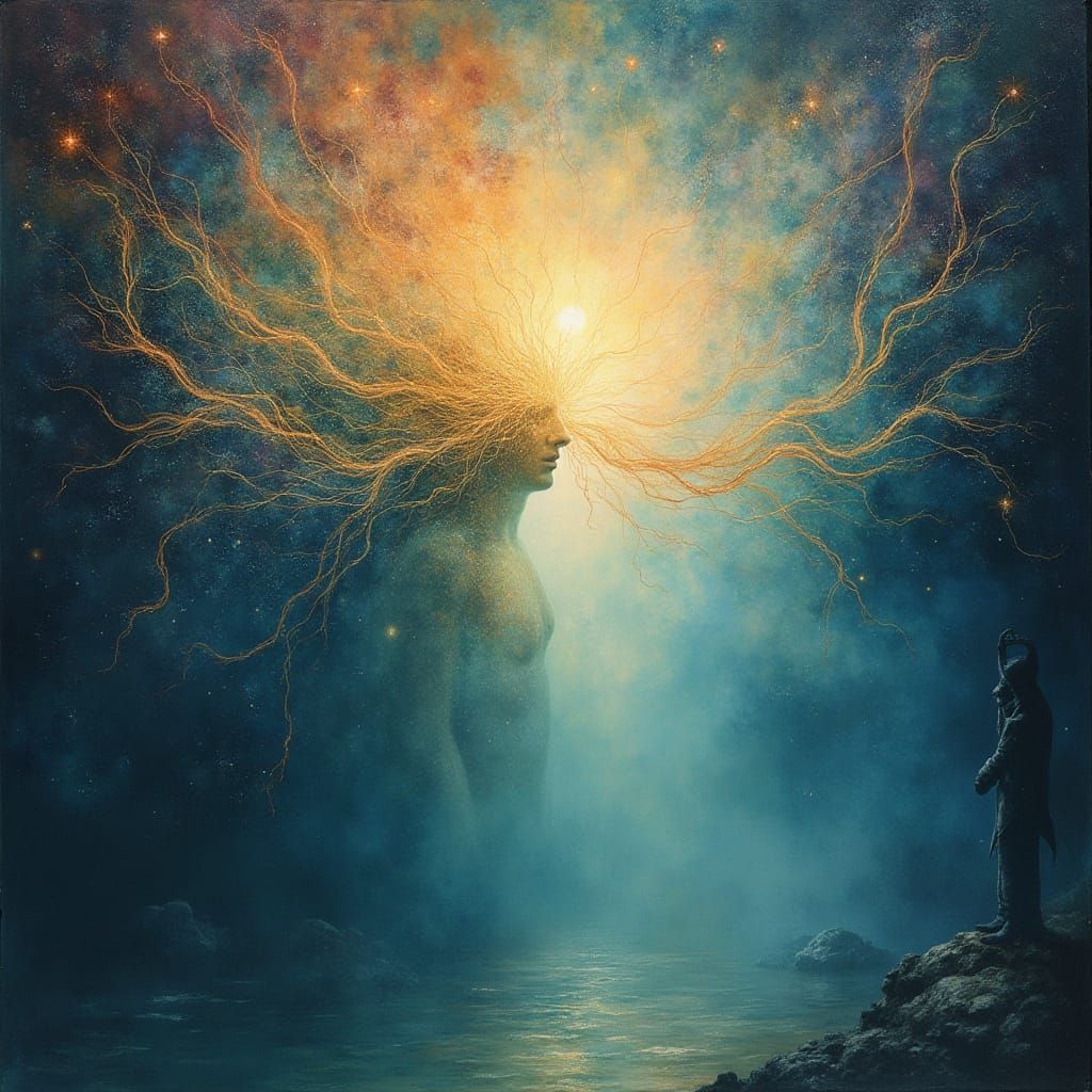 Surreal Dreamscapes of Interconnected Minds