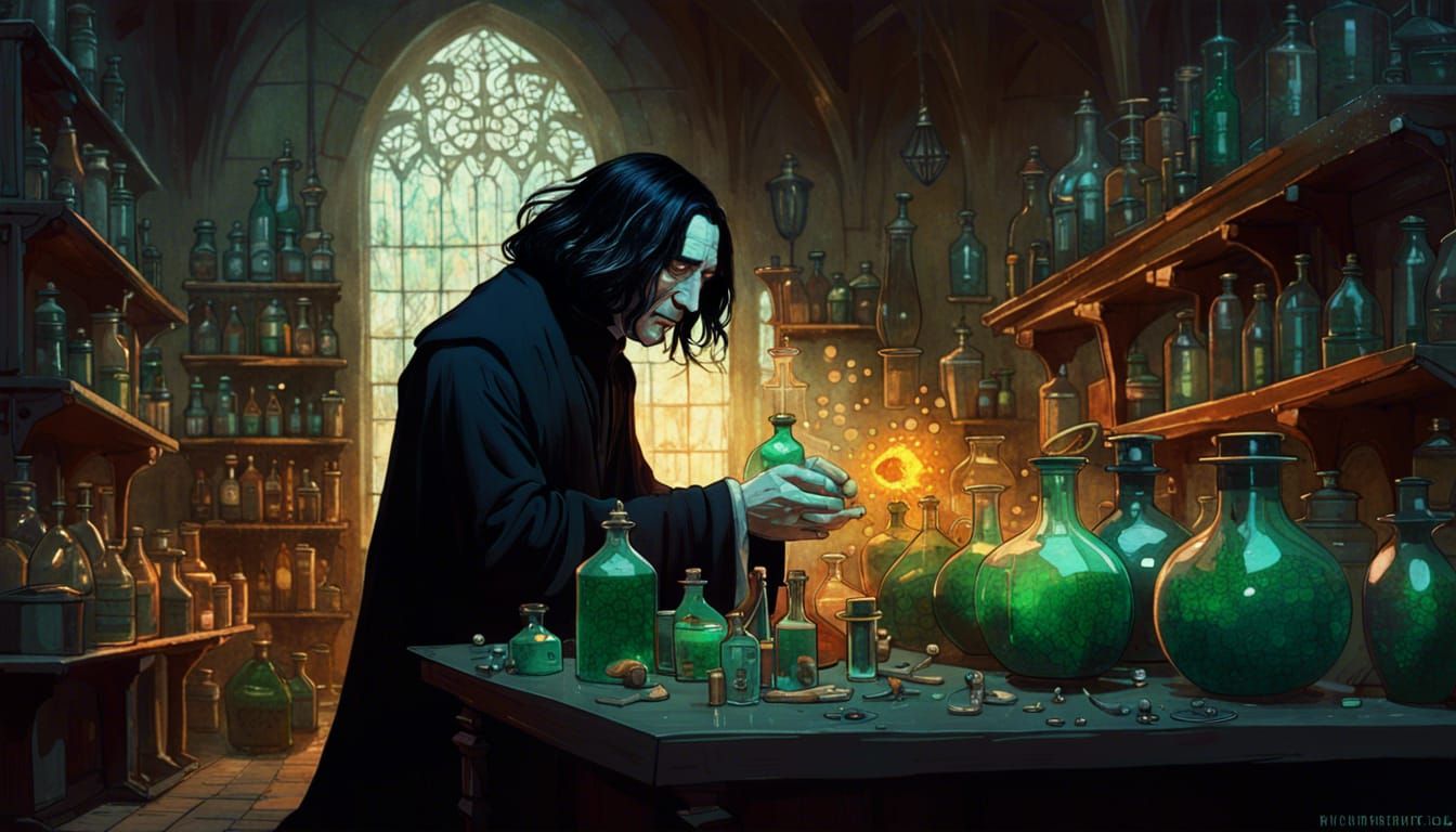 Severus Snape's Elaborate Potion Lab