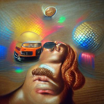 Groovy 70s Disco Scene