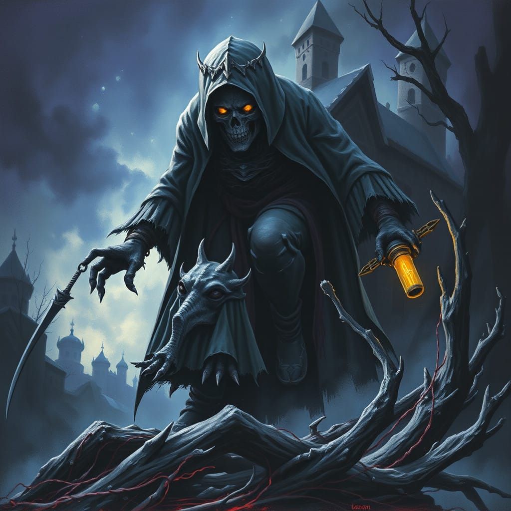 A Haunting Portrait of Darkness and Anxiety