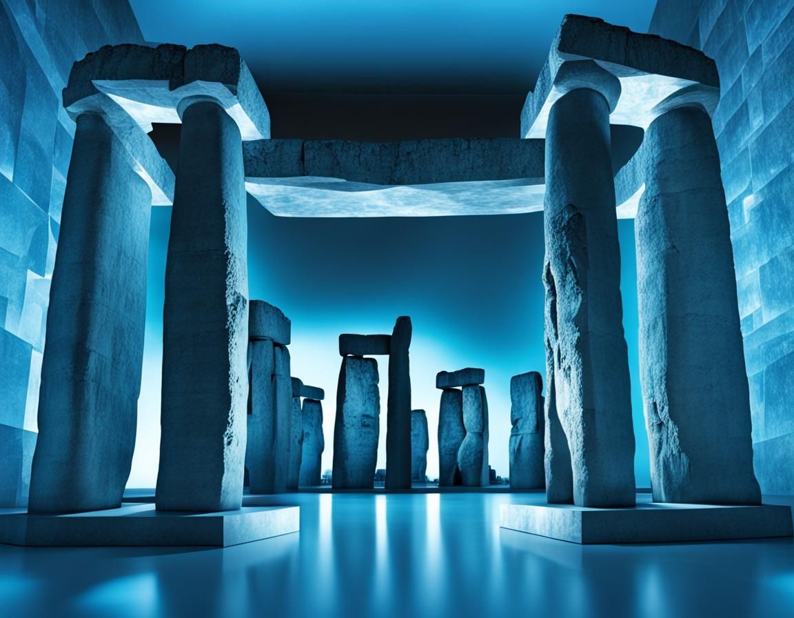 Holographic Stonehenge: Translucent Museum Display