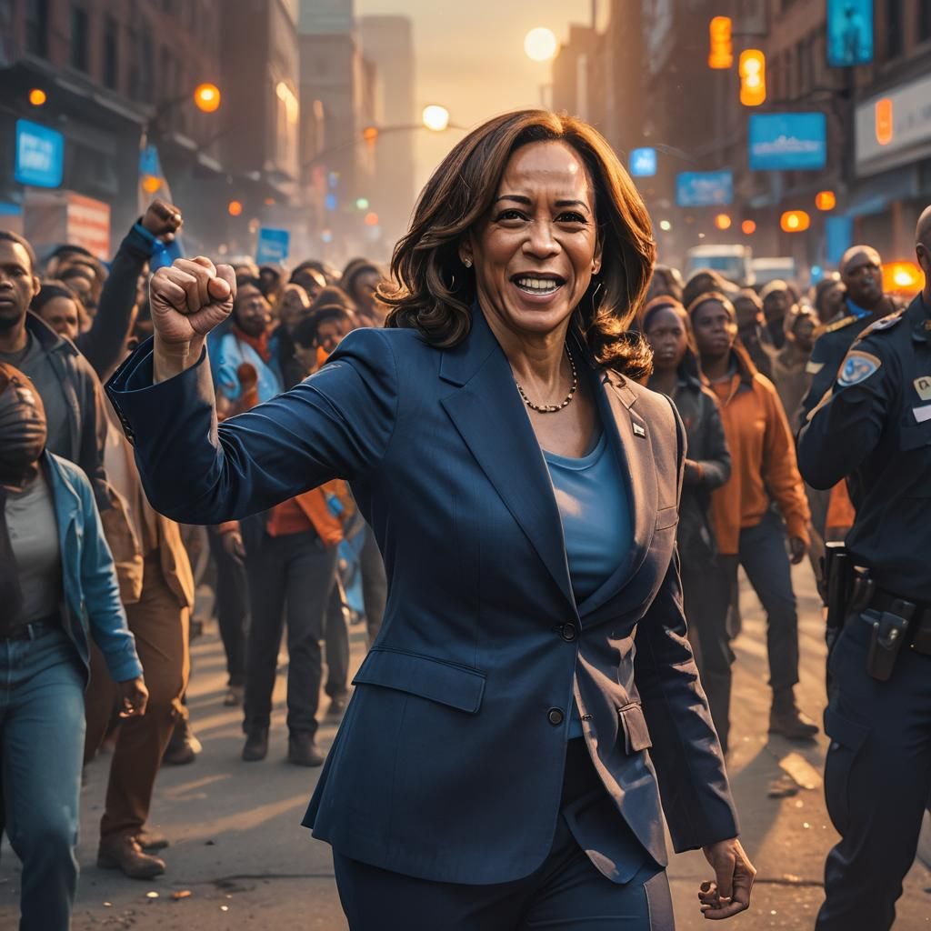 Kamala Harris Front Line Concept Art