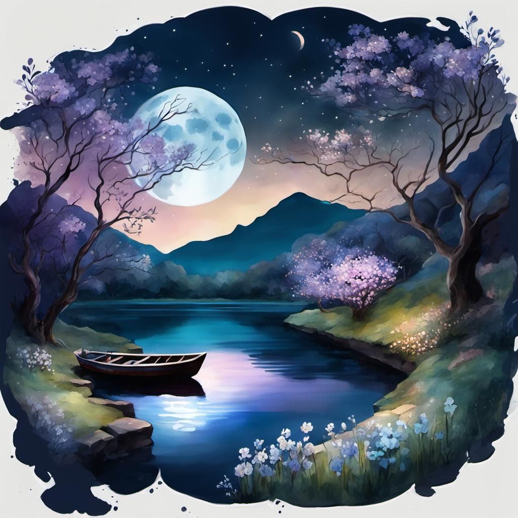 Night landscape
