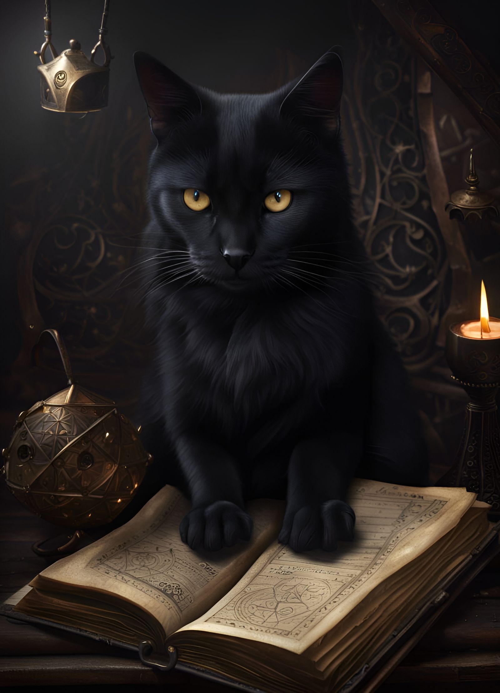 The Witches Familiar ~ Black Cat