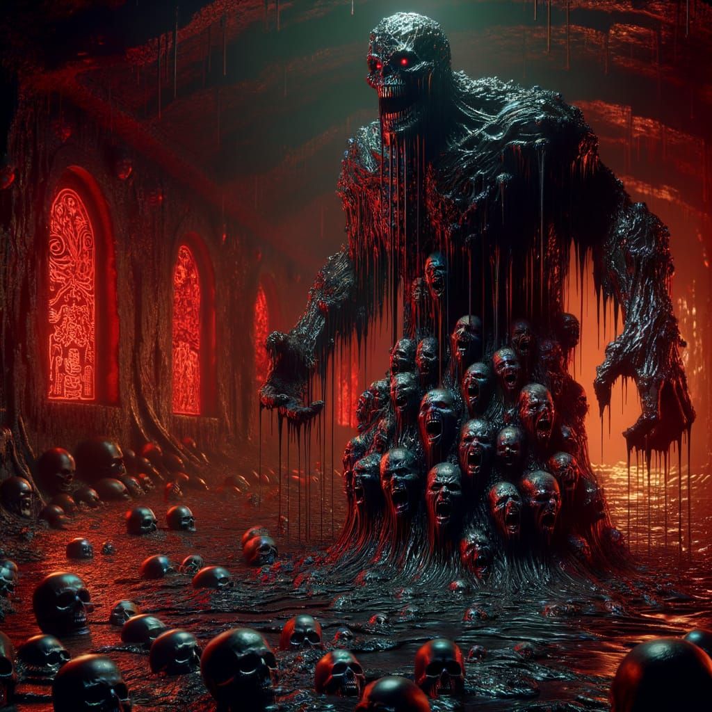 Horror Mutant in Underworld: Vivid Noir 8k