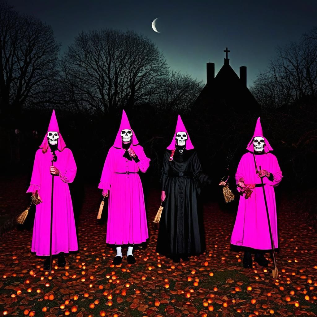 Coven in Pink Celebrates Samhain