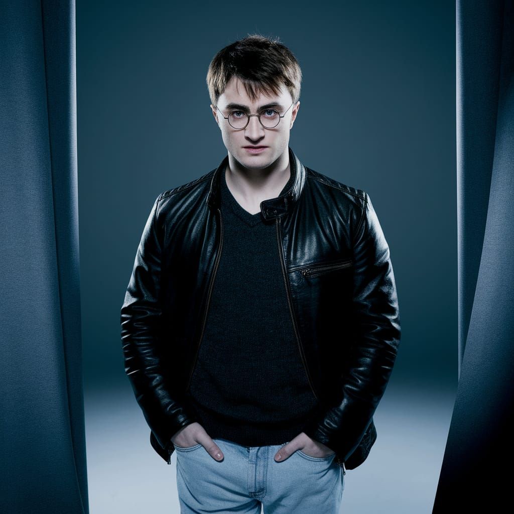 Mature Harry Potter in Contemplative Mood