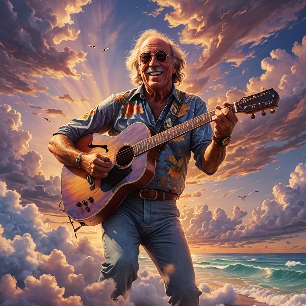 Jimmy Buffett Memorial Highway: Sunrise Digital Art