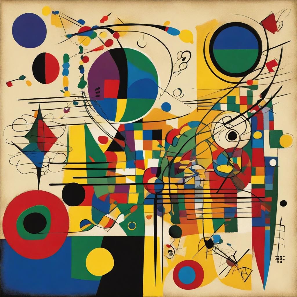 Brazil as Abstract Art in Kandinsky Style